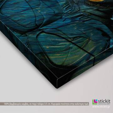 A bat's self portrait (based on Self Portrait by Vincent van Gogh) canvas print View 1 2