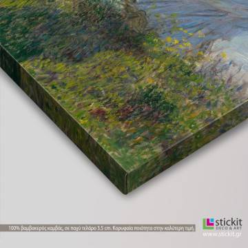 Canvas print Princess with a parasol reart (based on Woman with a parasol by Monet C) View 1 2