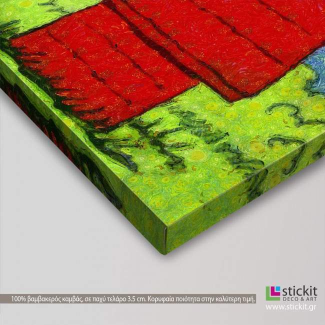 Canvas print Van Gogh meets Snoopy I, detail