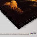 Canvas print Mona Lisa Simpson (based on Mona Lisa by Leonardo da Vinci), canvas print, detail