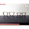Wooden  decorative figure Female sunglasses