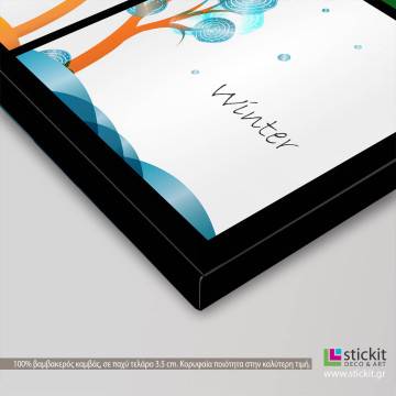 Canvas print The seasons rectangle 2