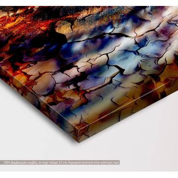 Canvas print Mighty brown bear,  3 panels 2