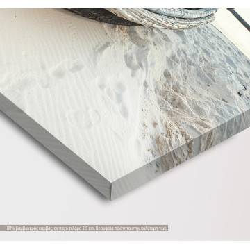 Canvas print Fisherman's boat,  3 panels 2