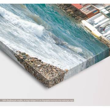 Canvas print Mykonos, small Venice,  3 panels 2