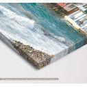 Canvas print Mykonos, small Venice,  3 panels, side