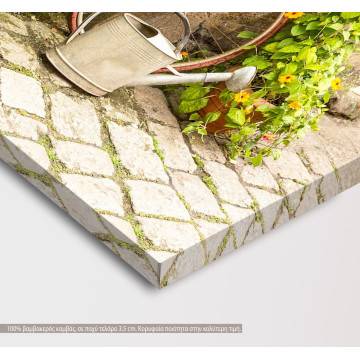 Πίνακας σε καμβά Town of Dinan, τρίπτυχος 2