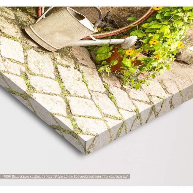 Canvas print Town of Dinan,  3 panels, side