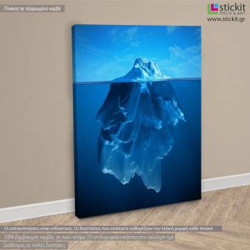 Πίνακας σε καμβά Παγόβουνο, Iceberg