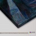 Canvas print Starry night, Munch, side