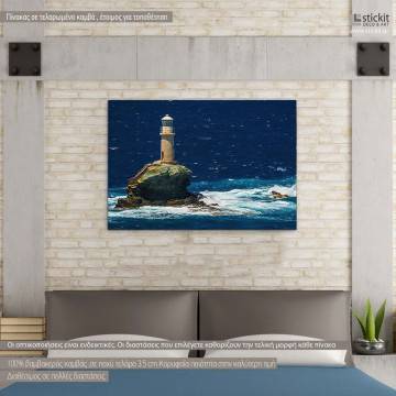 Canvas print Aegean, Andros
