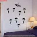 Wall stickers Parachuters