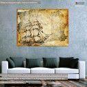 Canvas print Ship vintage