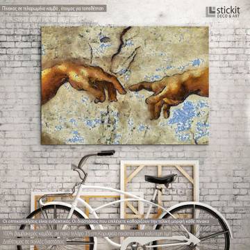 Canvas print Vincent van Gogh at the creation of Adam reart