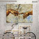 Canvas print Vincent van Gogh at the creation of Adam reart
