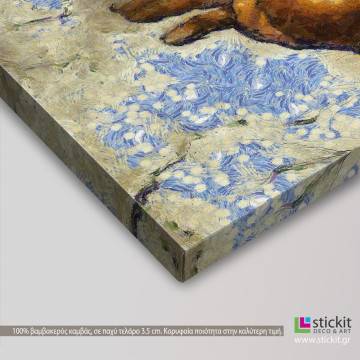 Canvas print Vincent van Gogh at the creation of Adam reart 2