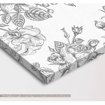 Canvas print Rose pattern 2