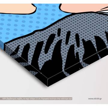 Πίνακας σε καμβά Love me 2