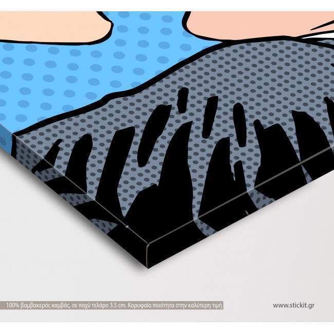 Canvas print Love me, side