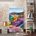 Canvas print Hill point