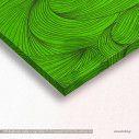 Green curly, πίνακας σε καμβά, λεπτομέρεια