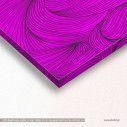 Canvas print Mauve curly, detail