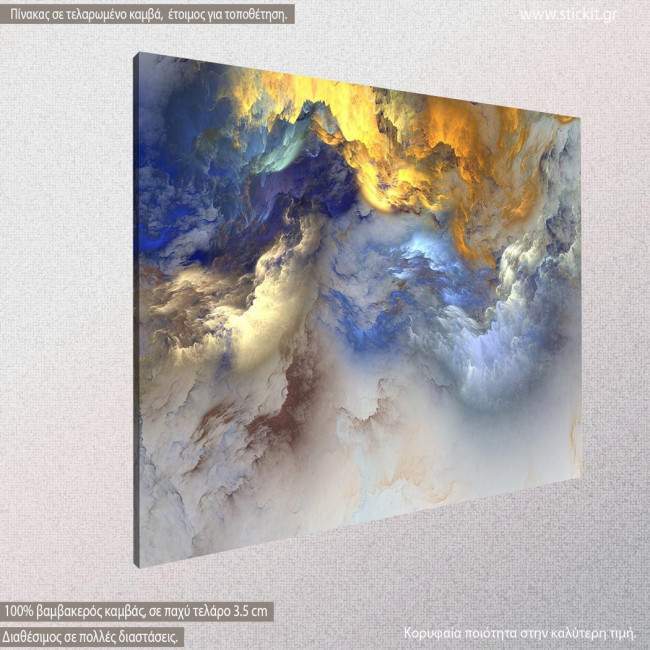 Canvas print Amazing clouds, side