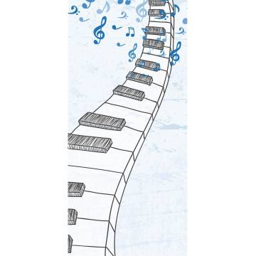 Αυτοκόλλητο πόρτας Music door, παιδικό 2