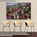 Canvas print Paysage urbain,  3 panels