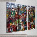 Canvas print Paysage urbain,  3 panels, side
