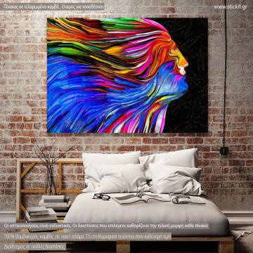 Πίνακας σε καμβά Soul colors