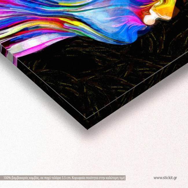 Canvas print Soul colors, detail