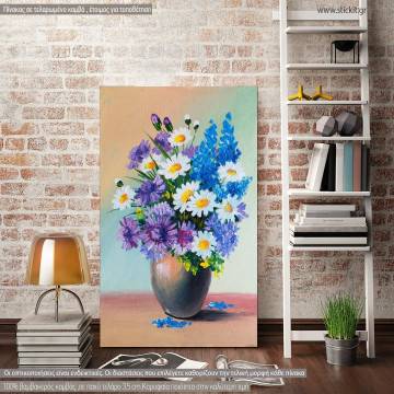 Canvas print Still life, a bouquet of flowers III