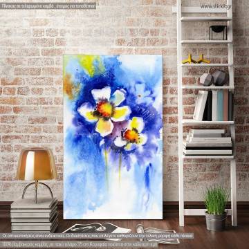 Canvas print White flowers
