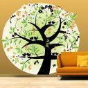 Wall stickers Tree, butterflies, stars and birds