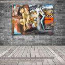 Canvas print Metamorphosis of Narcissus reart (original by S. Dali), reproduction