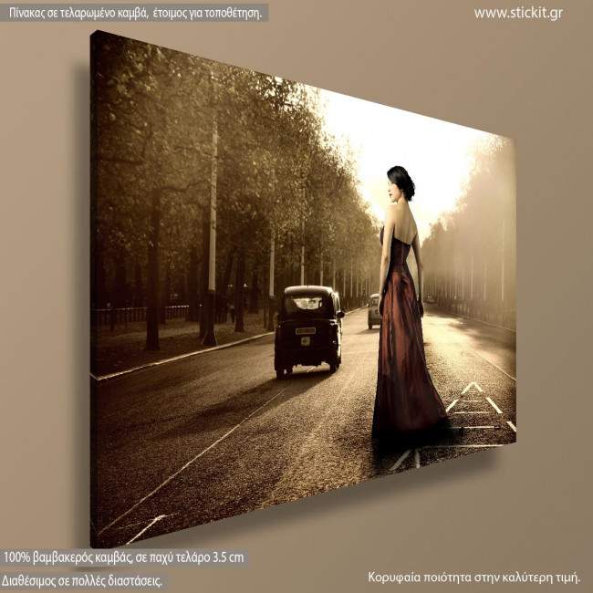 Canvas print Crossing, side