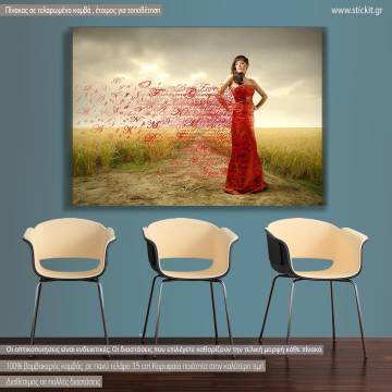 Canvas print Distinguished lady