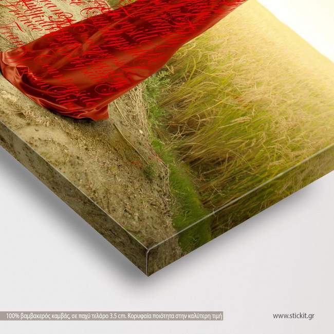 Canvas print Distinguished lady, detail