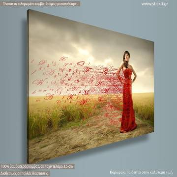 Canvas print Distinguished lady 2
