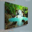 Canvas print Huay mae kamin waterfall, side