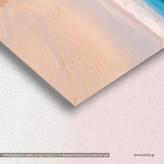 Canvas print Starfish on a tropical beach, detail