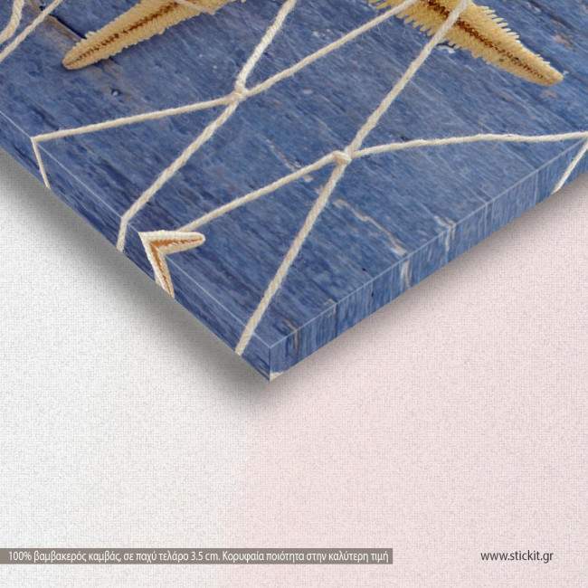 Starfish on the beach, πίνακας σε καμβά, λεπτομέρεια