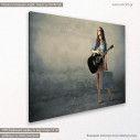 Canvas print Guitar, side