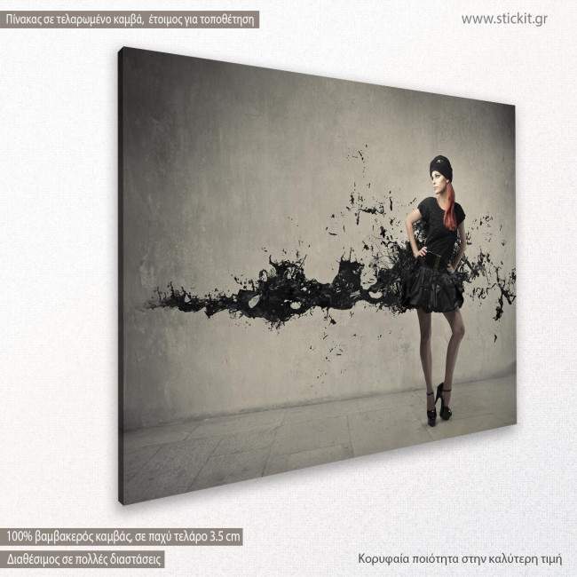 Canvas print Fashion design, side