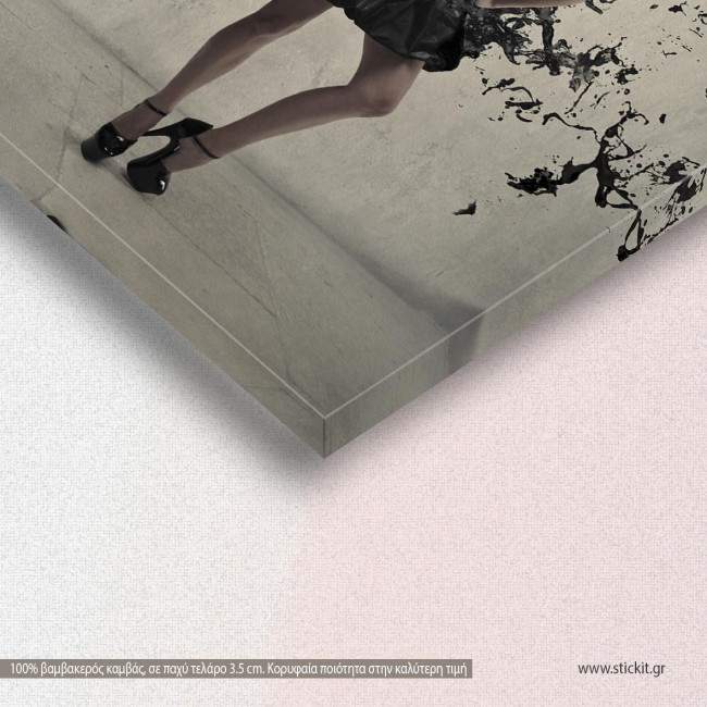 Fashion design, πίνακας σε καμβά, λεπτομέρεια