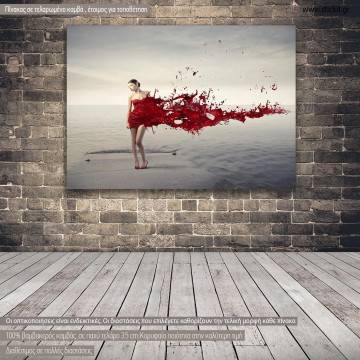 Canvas print Red beauty