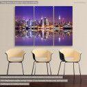 Canvas print New York reflections,  3 panels