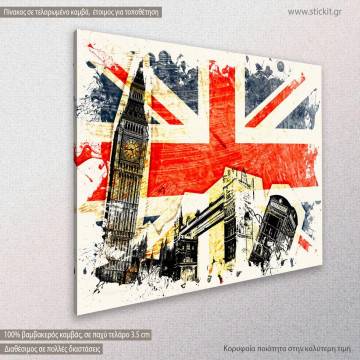 Canvas print London artwork 2