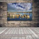 Canvas print Living by the sea